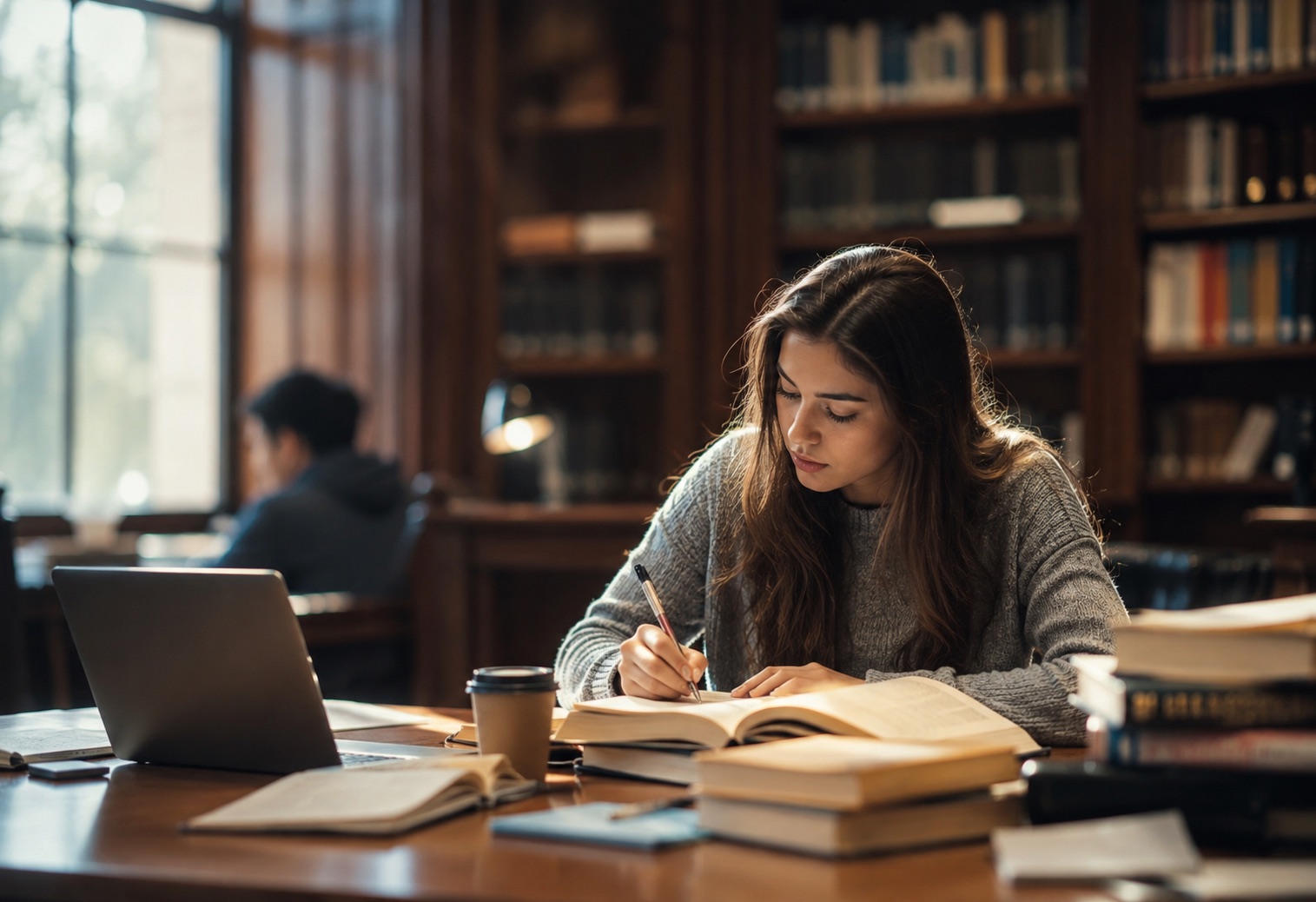Student studying with purpose, SchoolnBeyond personalised admissions mentorship